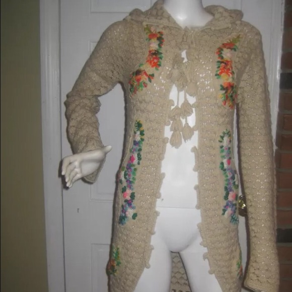 Beautiful Free People cardigan with hood .