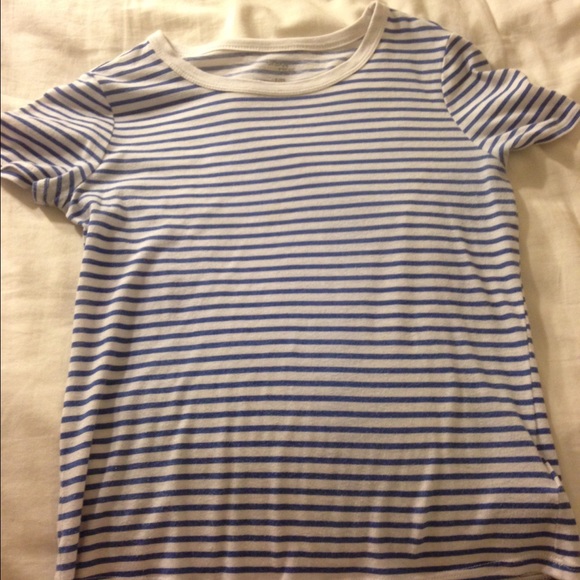 blue/white striped urban t-shirt - Picture 1 of 3
