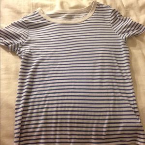 blue/white striped urban t-shirt
