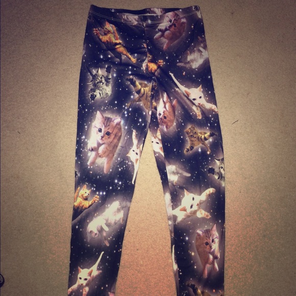 Cat print leggings!