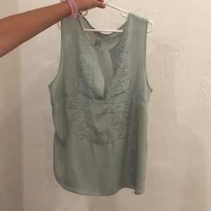 pale green shirt, perfect condition