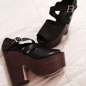 Black Platform Heels