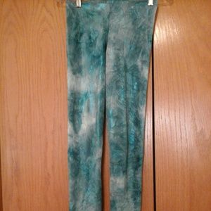 Museum Black Milk Leggings Fairy Paint in Mint M