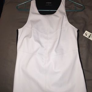 Express faux leather top