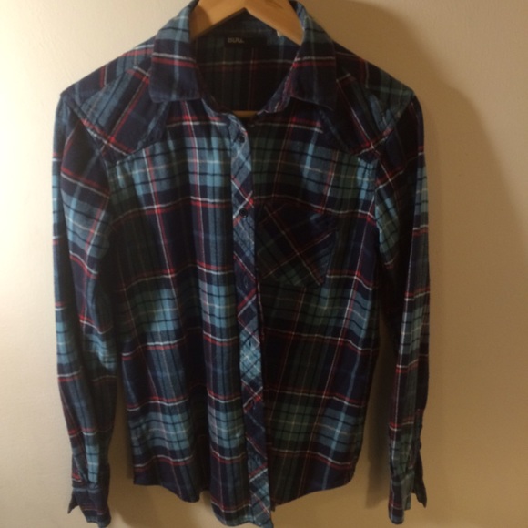 Blue flannel