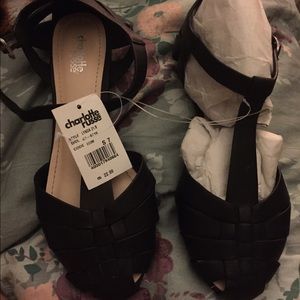 Charlotte Russ flats, size 7, brand new