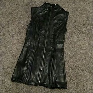 Dress (real leather)