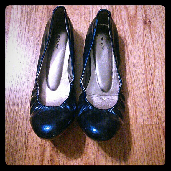 Metallic blue Old Navy Flats