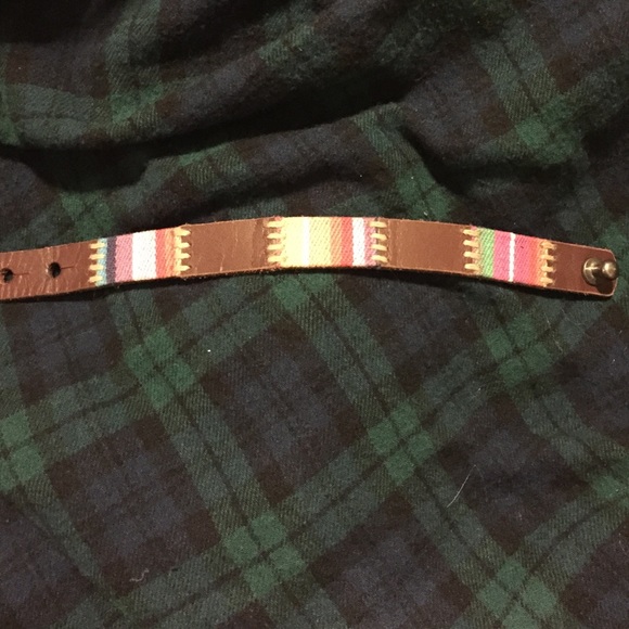 Leather bracelet