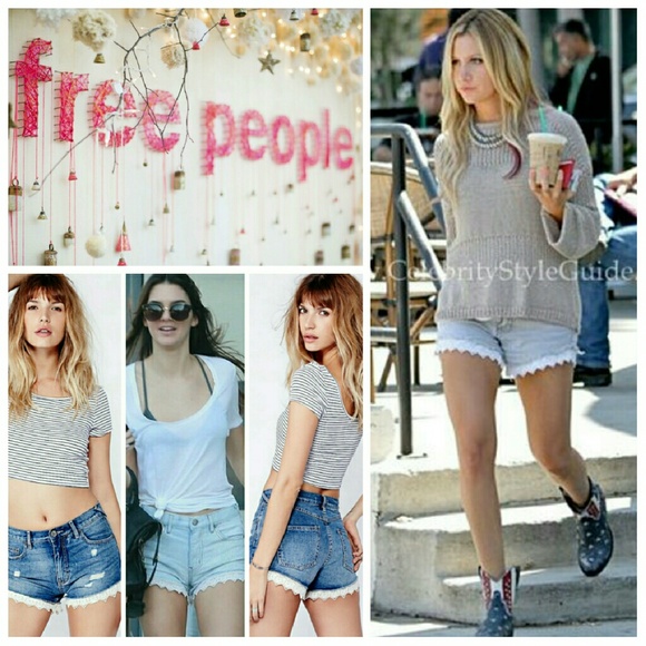 Free People Pants - Free People Lacey Cutoff Shorts