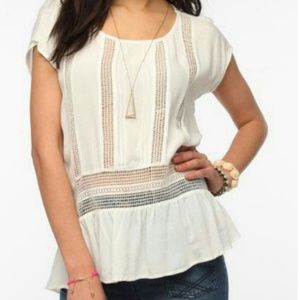 Staring at stars off white urban outfitters top!