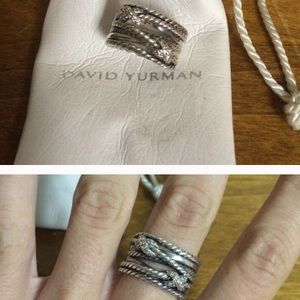 David Yurman crossover ring