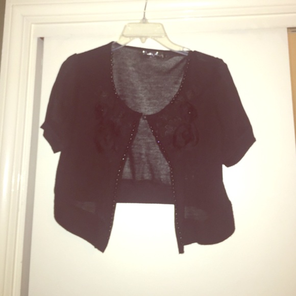 Pretty angel cropped cardigan