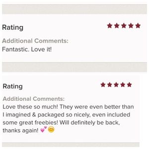 Love getting my first posh reviews!
