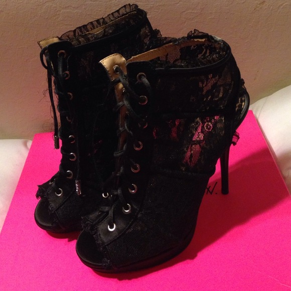 Betsey Johnson Alison Lace Bootie