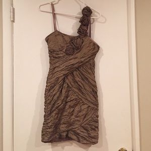 BCBGMAXAZRIA Evangeline One-Shoulder Dress