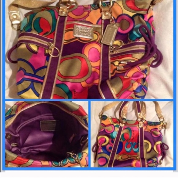Coach poppy purse