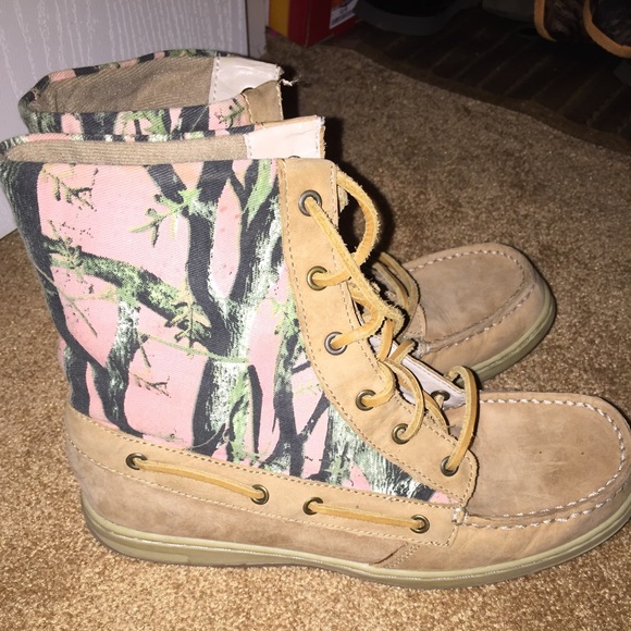 Camo sperry look alikes
