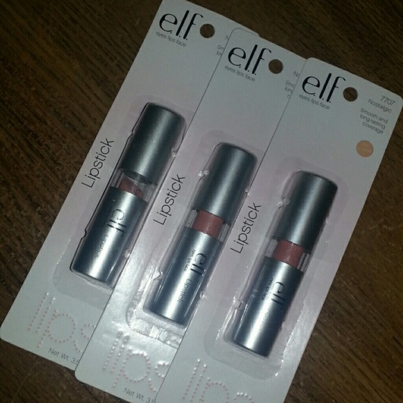 E.l.f lipstick free with bundle of makeup
