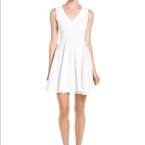 Necessary Objects White Ponte Skater Dress NEW