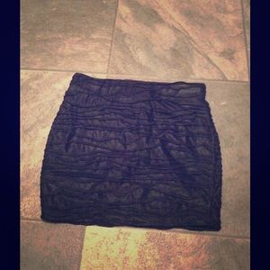 Black mini skirt ❤️