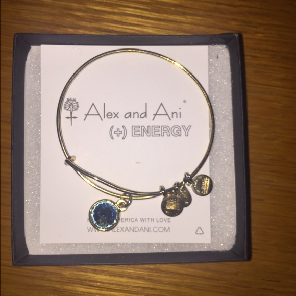 Alex & Ani March Birthstone bracelet