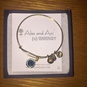 Alex & Ani March Birthstone bracelet