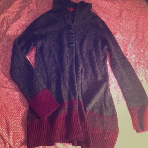 Fall hooded sweater