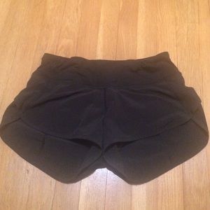 Black lululemon shorts