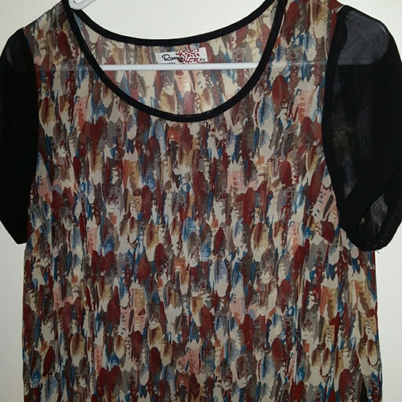 Great looking sheer material top