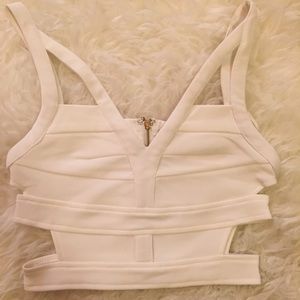 White crop cut out