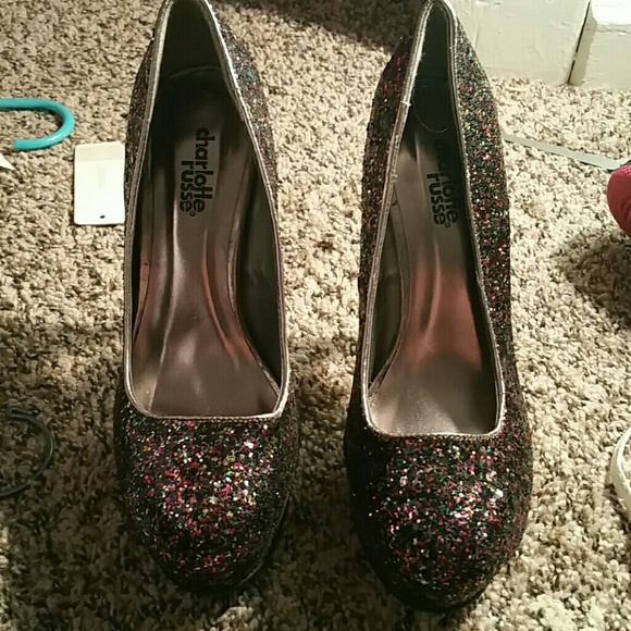 Sparkly heels