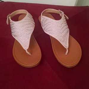 Faded glory Rhinestone sandals size 9