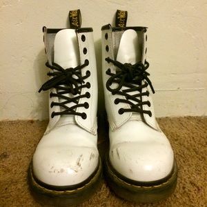 1460 Matte White Dr. Martens