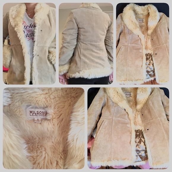 Suede and fur lined Wilson leather jacket