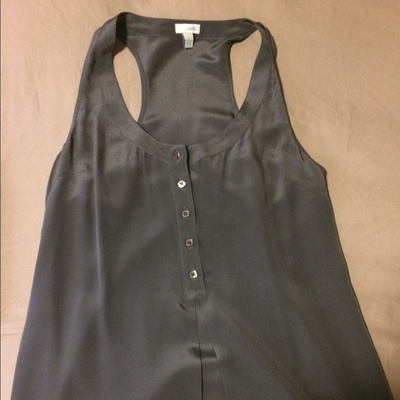 Anthropology Silk Racerback Top