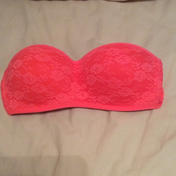 PINK lace bandeau