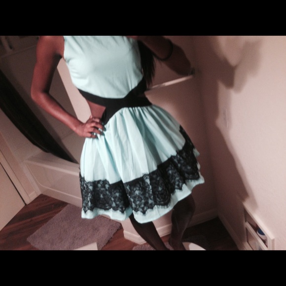 Blue sun dress