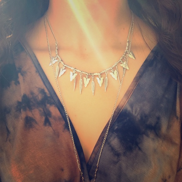 Silver Arrowhead necklace