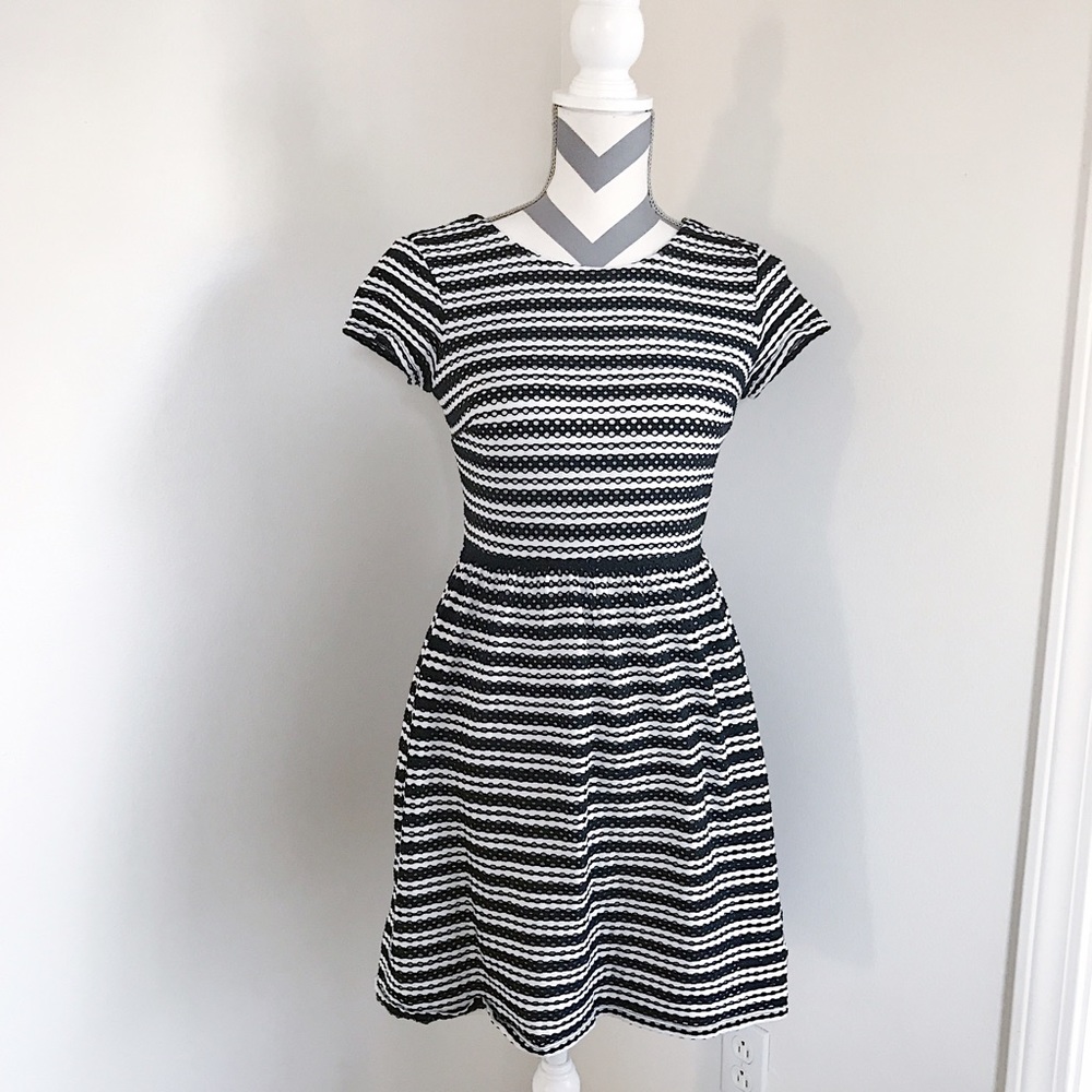 Ann Taylor Black & White Dress