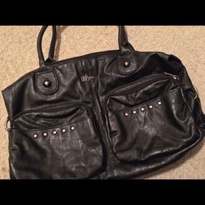 Black Volcom purse