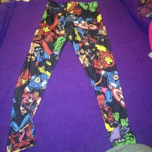 Superhero leggings!!