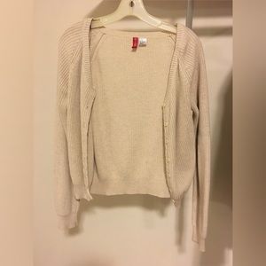 Beige/Cream Cardigan
