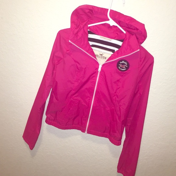 Hollister windbreaker jacket.