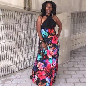 Botanical Gardens Infinity Maxi Dresd