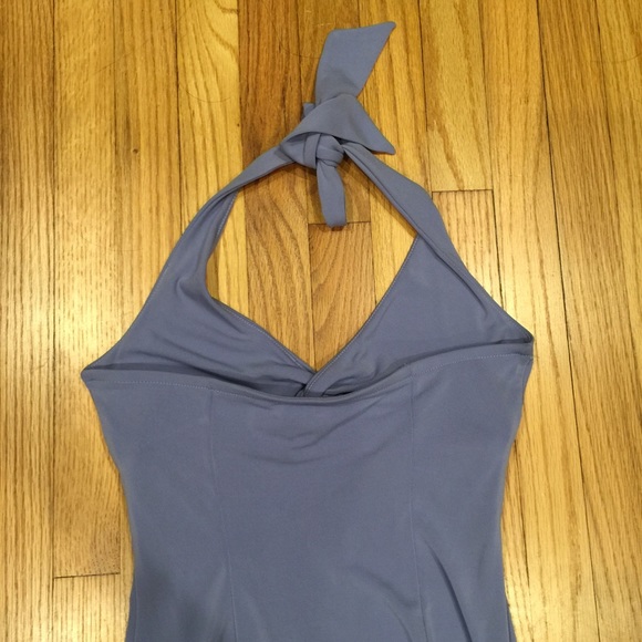 BCBG purple halter dress - Picture 3 of 4