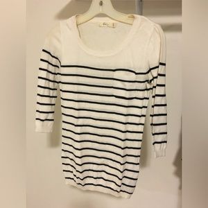 Striped 3/4th Sleeve Top