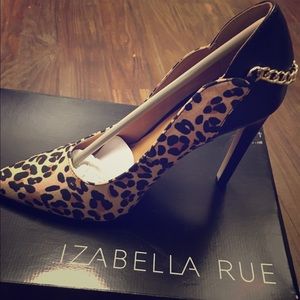Izabella Rue Leopard Heels - NWT