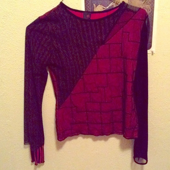 Anac Red Pattern Long-Sleeved Shirt