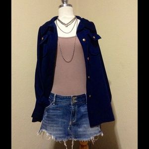 Vintage Navy blue light jacket